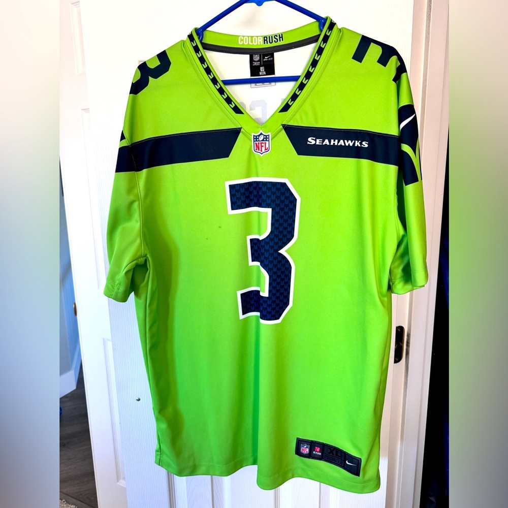 Color rush Seahawks jersey